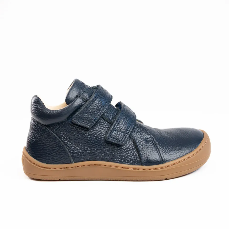 Gogsig Wilson Navy Blue barfodssko læder