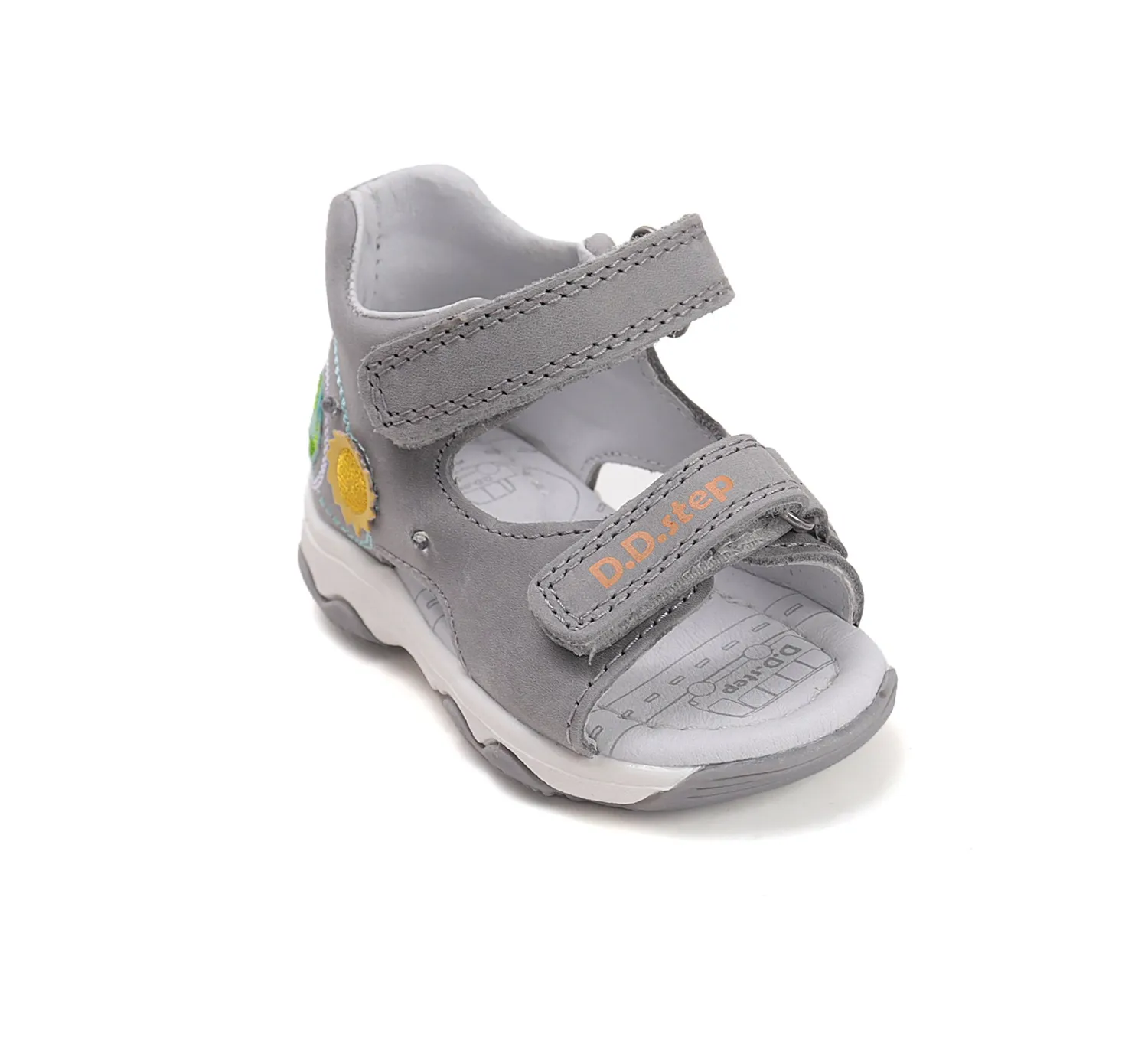 DD Step G064-61462A sandaler dreng med lys normal