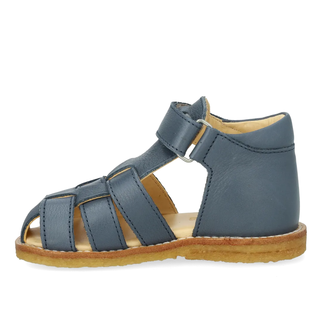 Angulus Begynder sandal med velcro lædersandal lukket tå