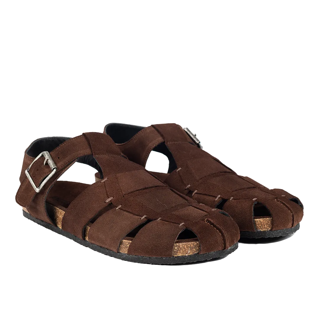 Angulus sandal med fodseng herresandal med spænde