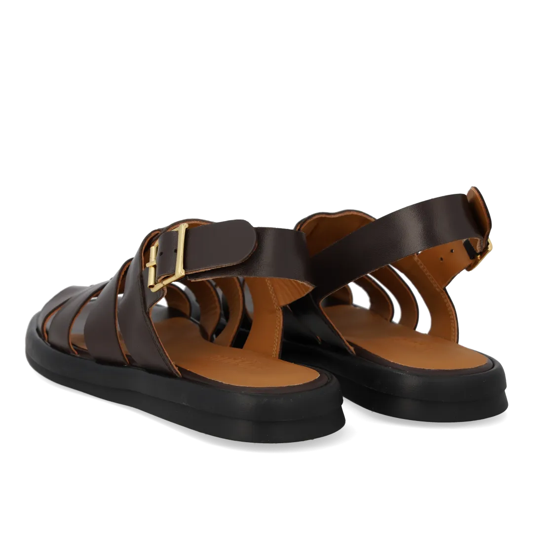 Angulus Gladiator remsandal dame læder ankelrem