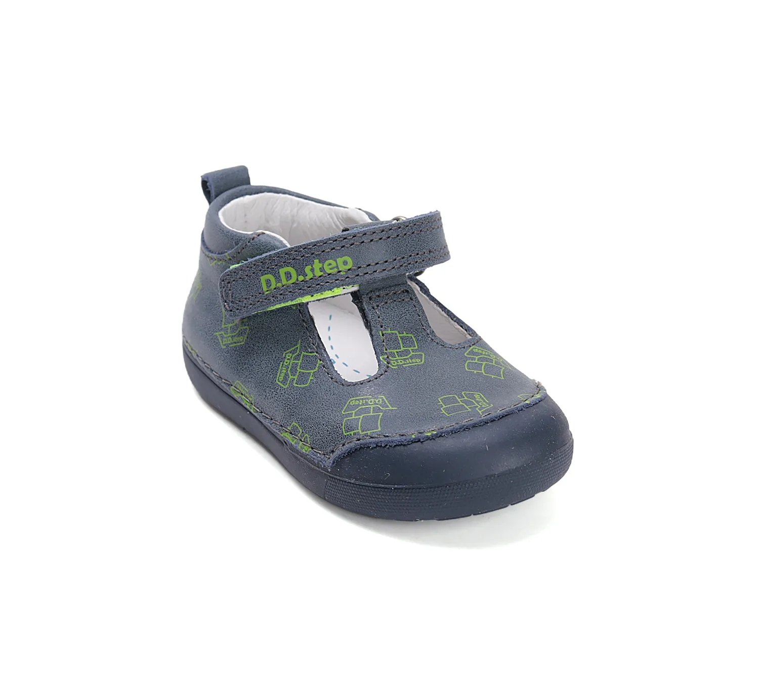 DD Step H066-61601B begyndersandal til dreng blød sål