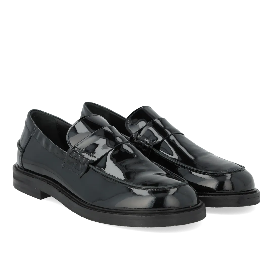 Angulus Klassisk Penny loafer bred pasform