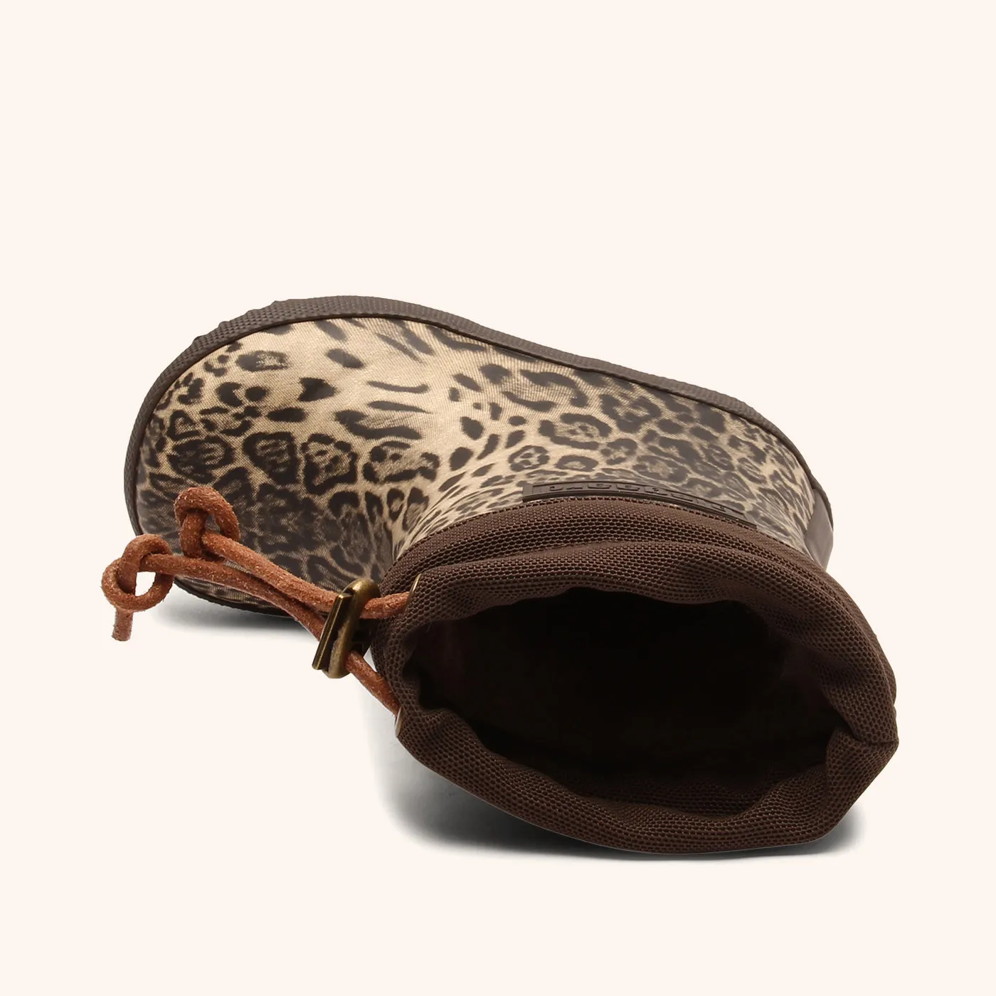 Bisgaard Thermo termogummistøvle leopard brun