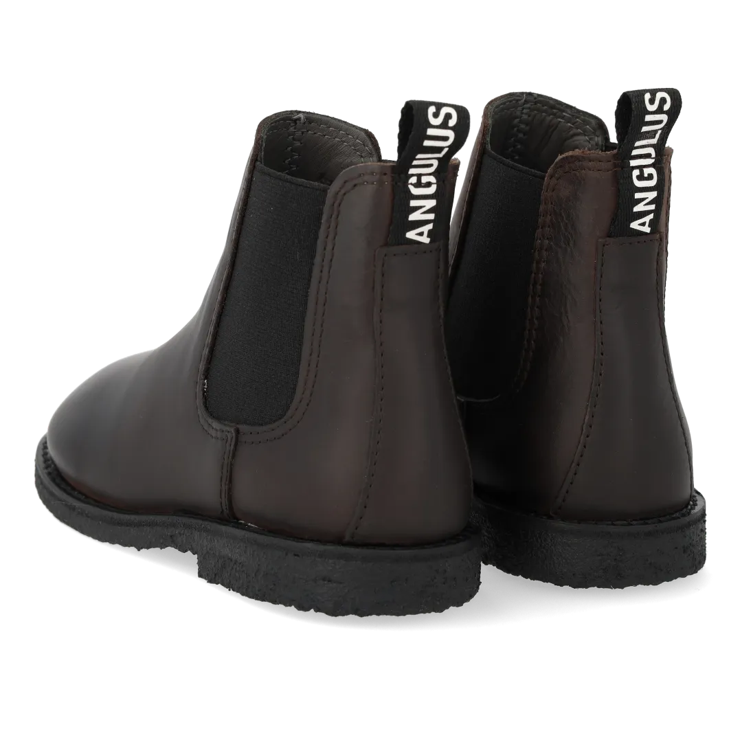 Angulus Chelsea støvle logobånd børn nubuck