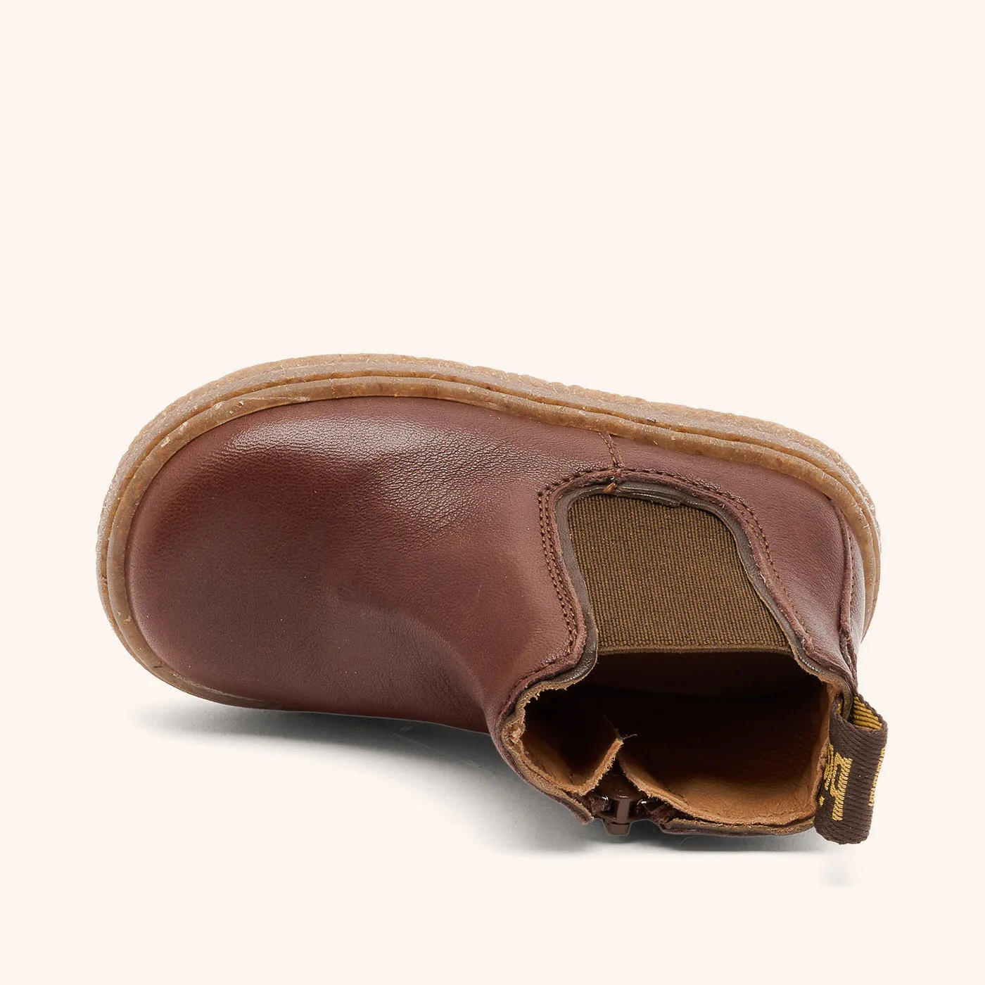 Bisgaard Phillip chelsea-støvle dark brown læder