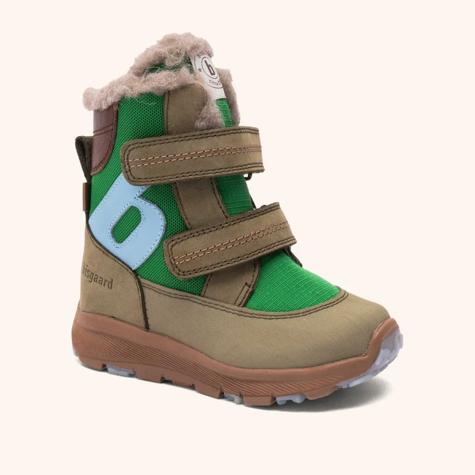 Bisgaard Spencer Tex vinterstøvle vibrant green uld