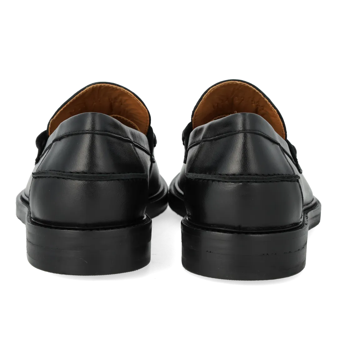 Angulus Penny loafer flet dameloafer læder