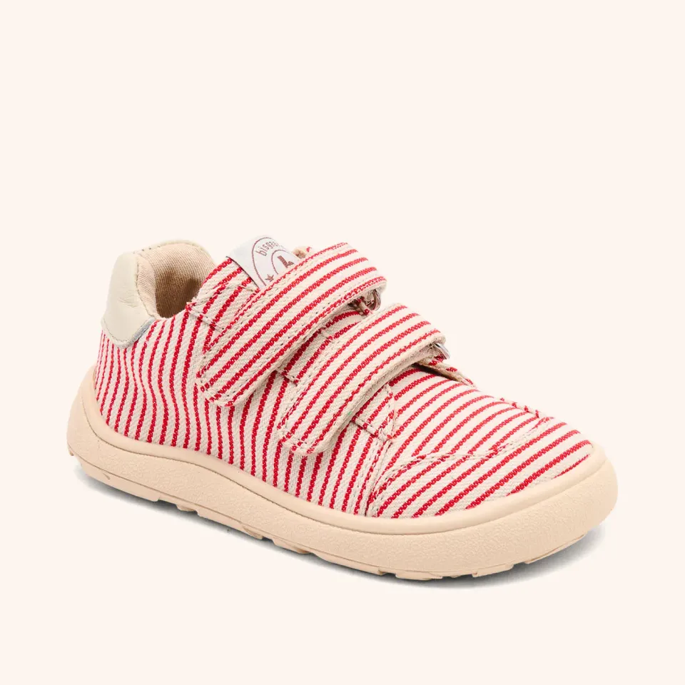 Bisgaard Skipper barfodssneaker Red fleksibel