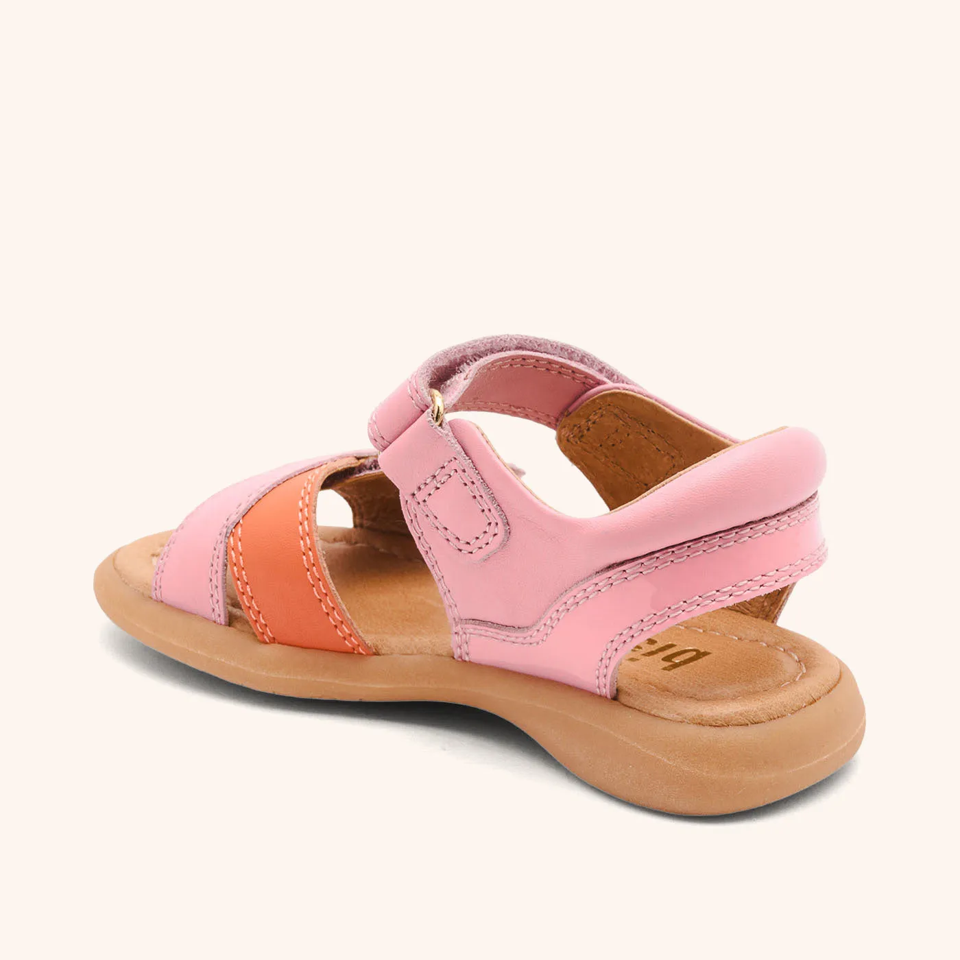 Bisgaard Sofie sandal pink læder åben