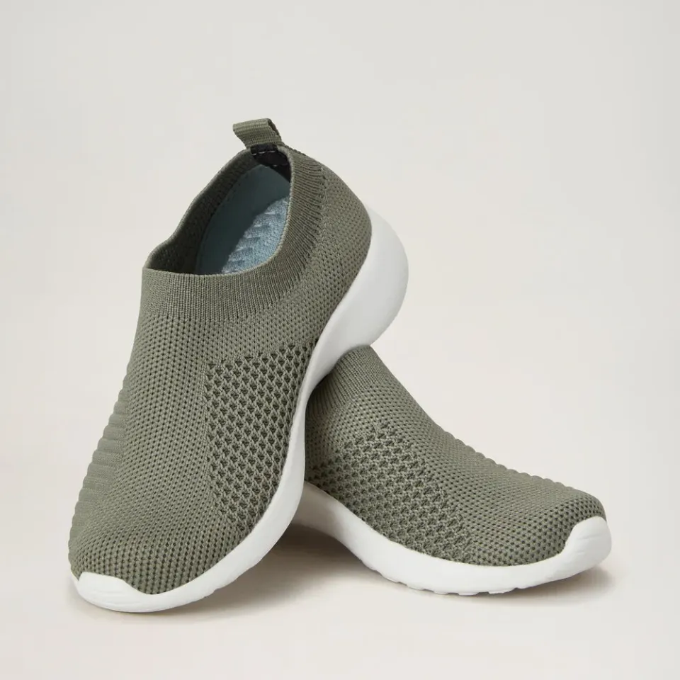 BabyMocs The Sneakers barfodssko sand lette