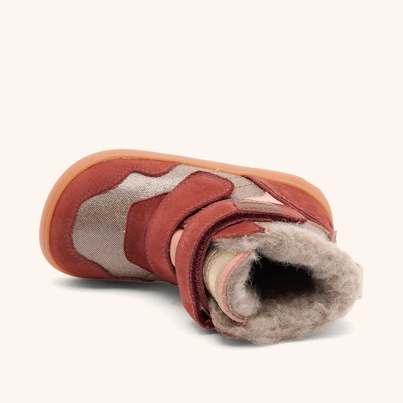 Bisgaard Timo Tex barfodsvinterstøvle bordeaux