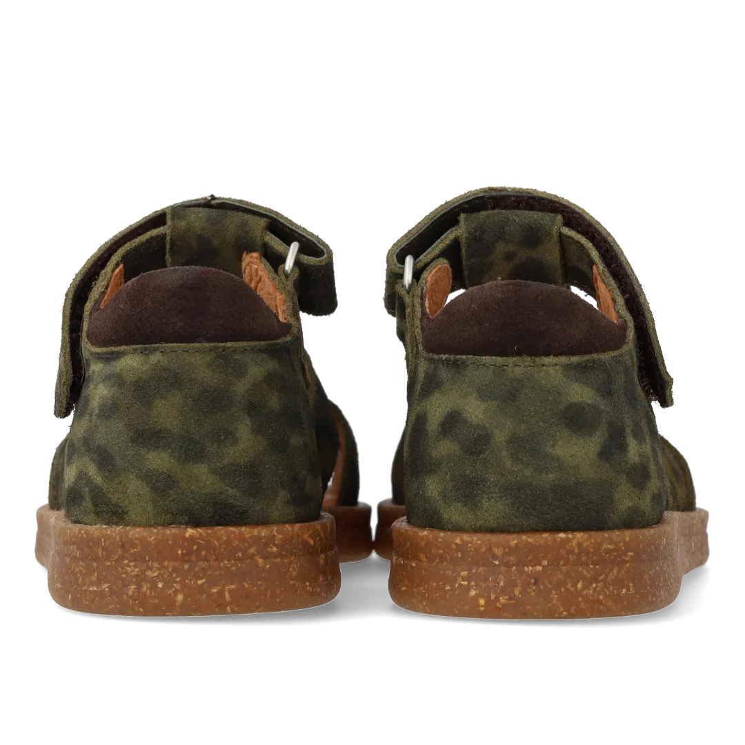 Angulus sandal lukket tå velcro ruskind børn