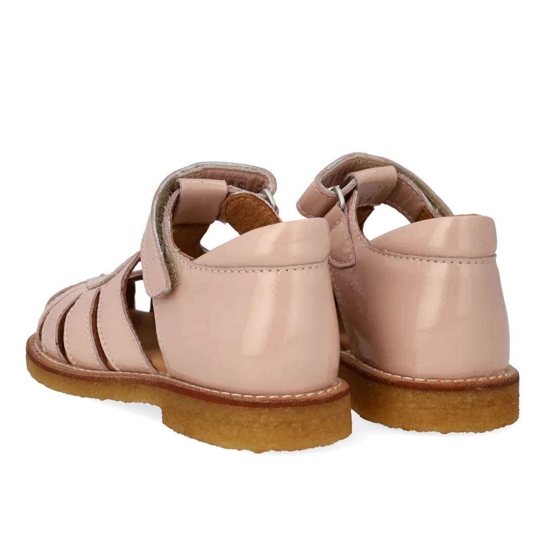 Angulus Hjertesandal børnesandal med velcro læder