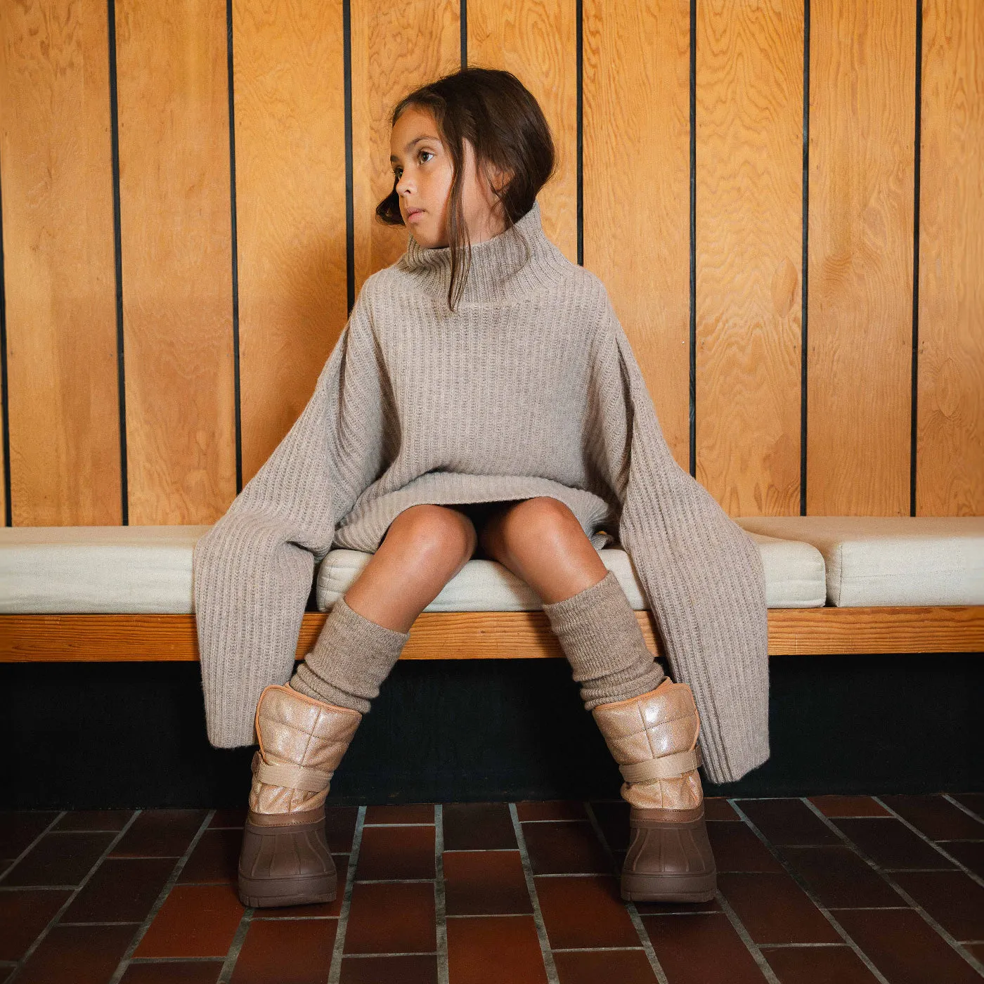 Bisgaard Pacson vinterstøvle rose gold uld