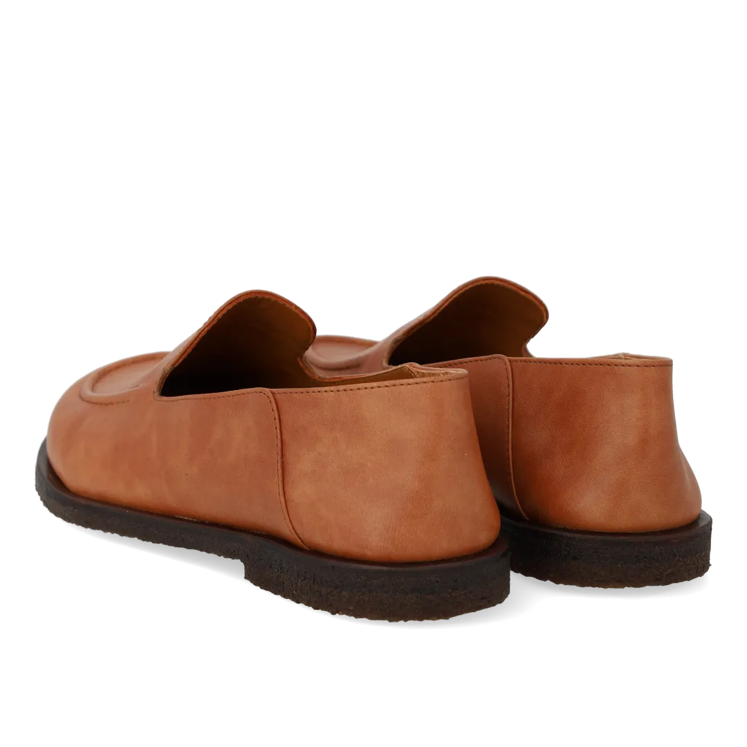 Angulus Loafer bred pasform brun dame