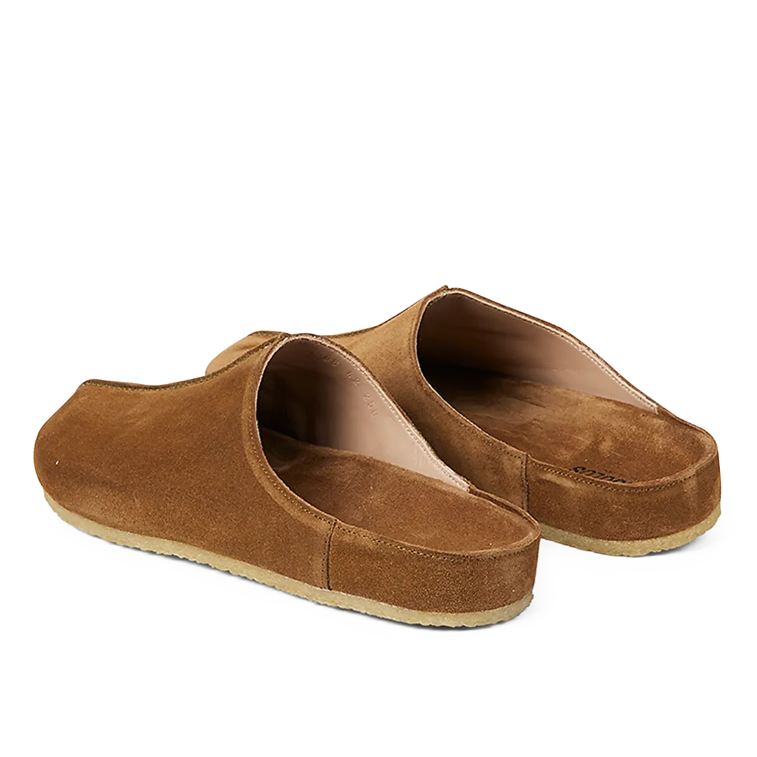 Angulus Fodseng Mule sandaler ruskind til herre