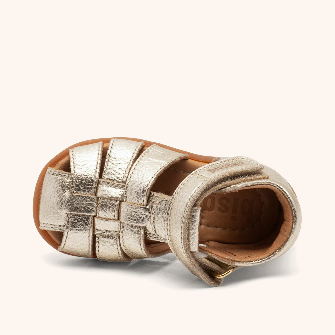 Bisgaard Carly sandal gold læder