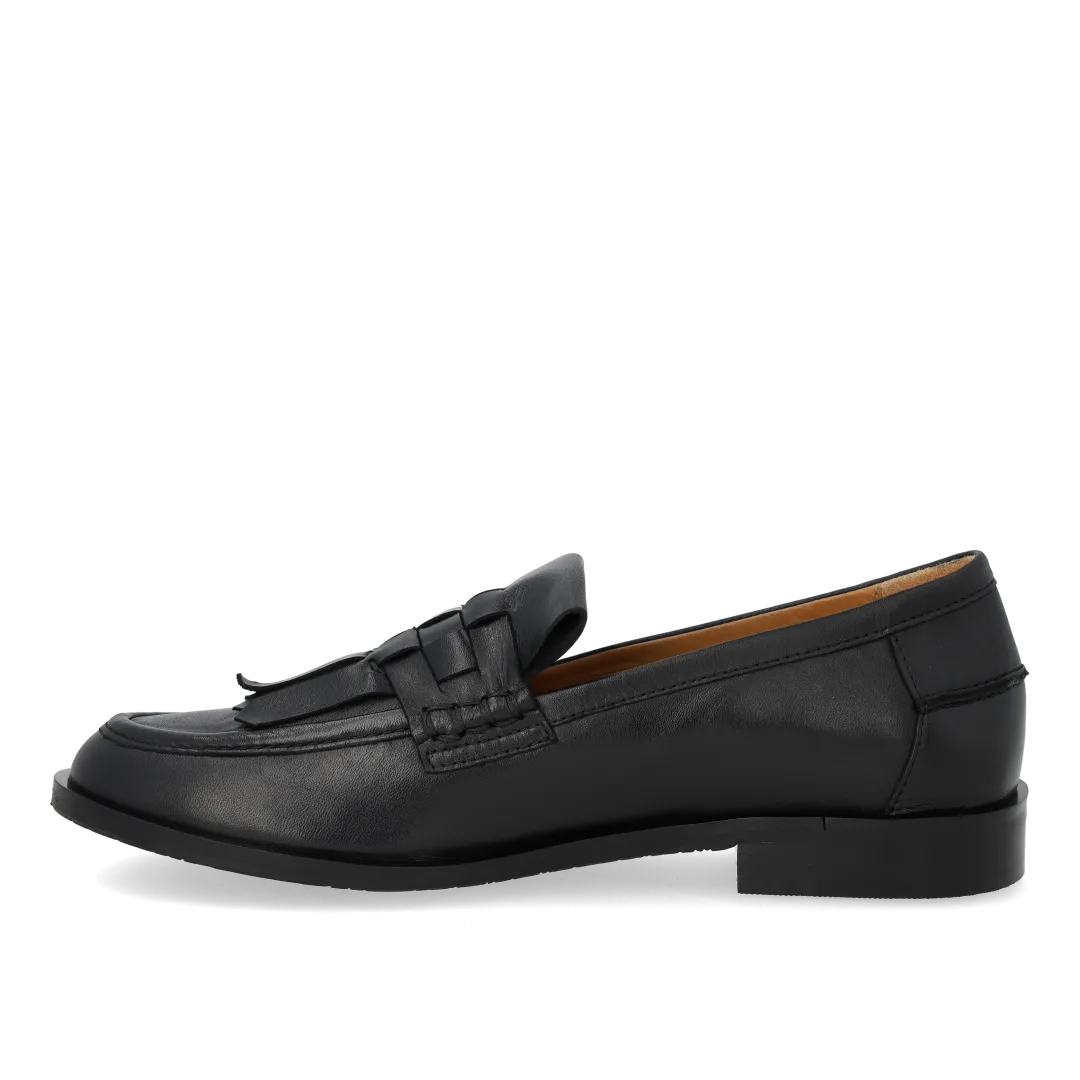 Angulus Loafer med fletdetalje loafer dame læder