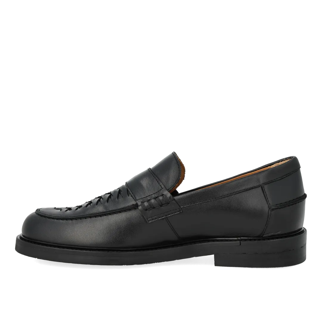 Angulus Penny loafer flet dameloafer læder