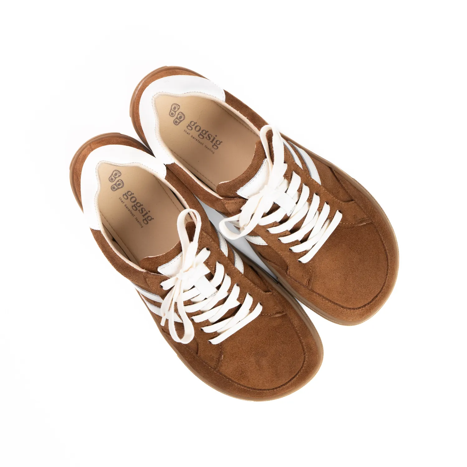 Gogsig Luca Mocca sneaker brun ruskind kvinder