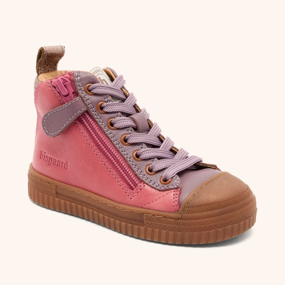 Bisgaard Ryan sneaker pink højt skaft