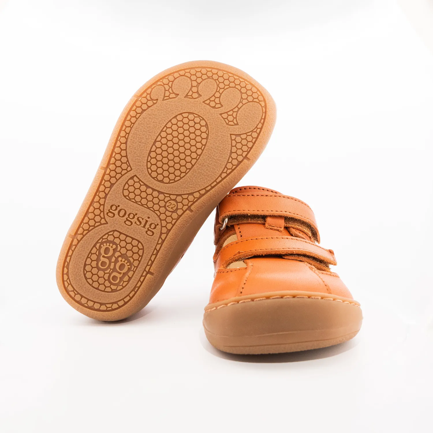 Gogsig MIO barfodssandal cognac sommer