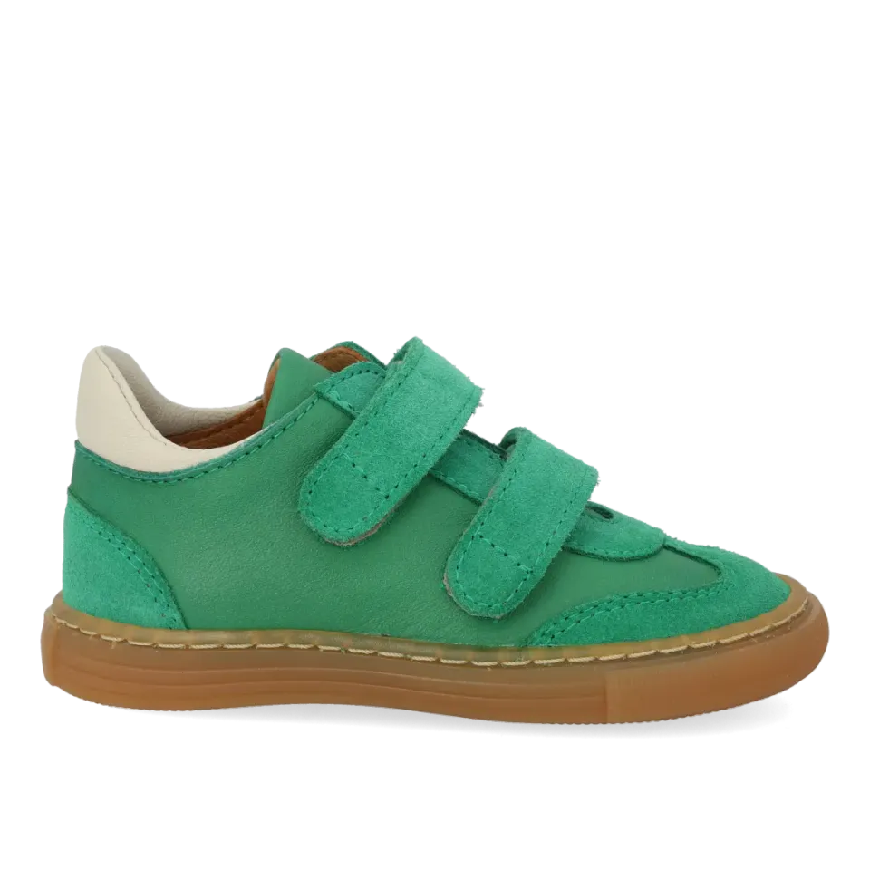 Angulus Sporty colour-block begynder sneakers velcro læder