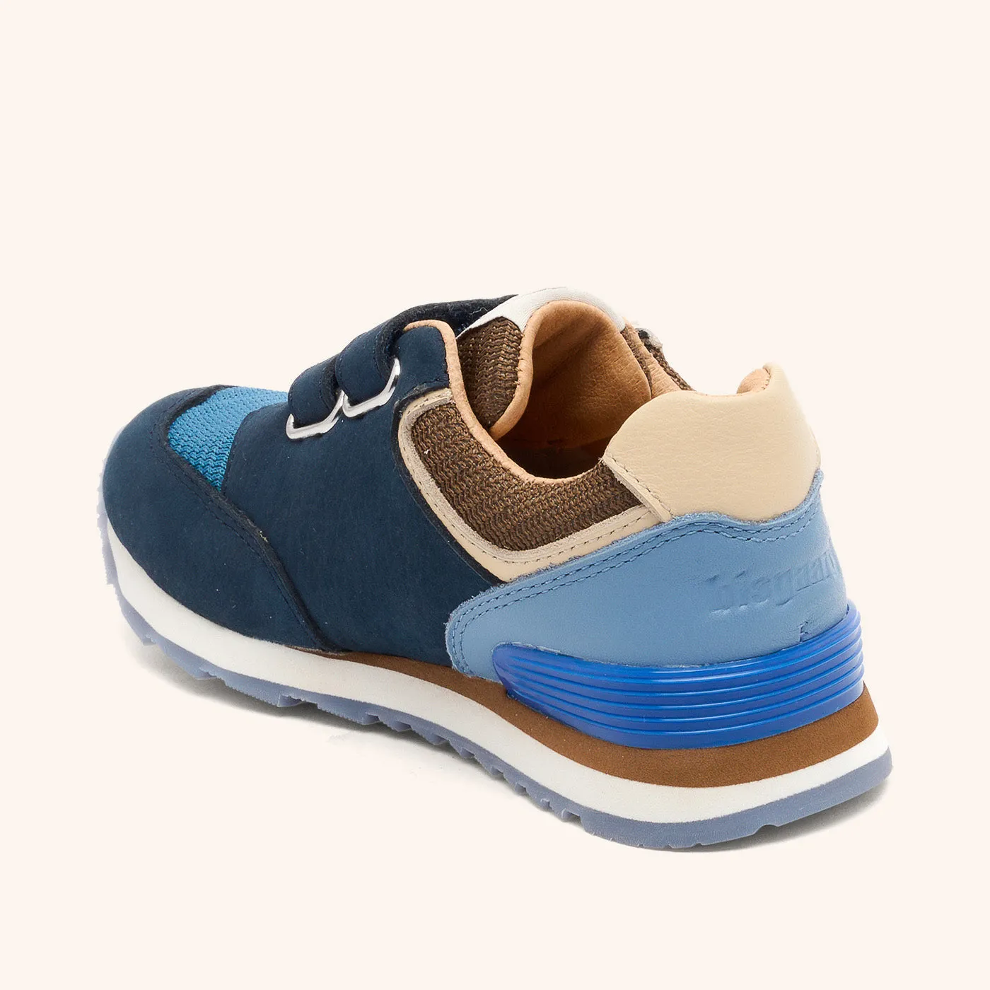 Bisgaard Winston sneaker navy ruskind alle sæsoner