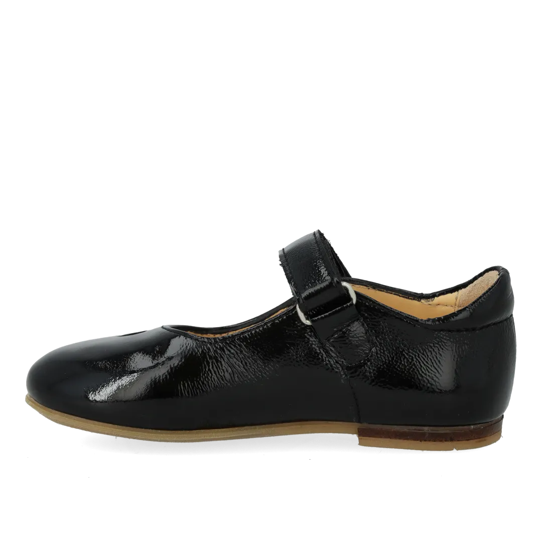 Angulus Ballerina børnesko læder hjerte velcro