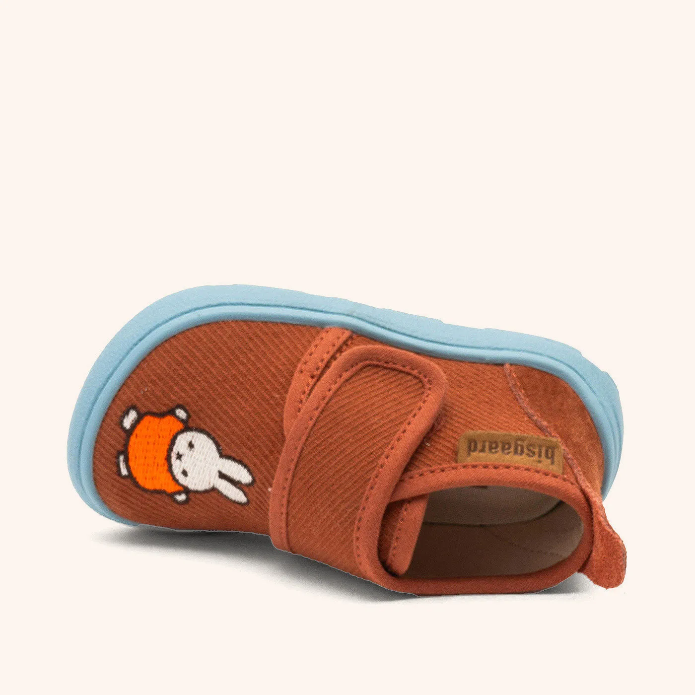 Bisgaard Barefoot Basic hjemmesko miffy terracotta
