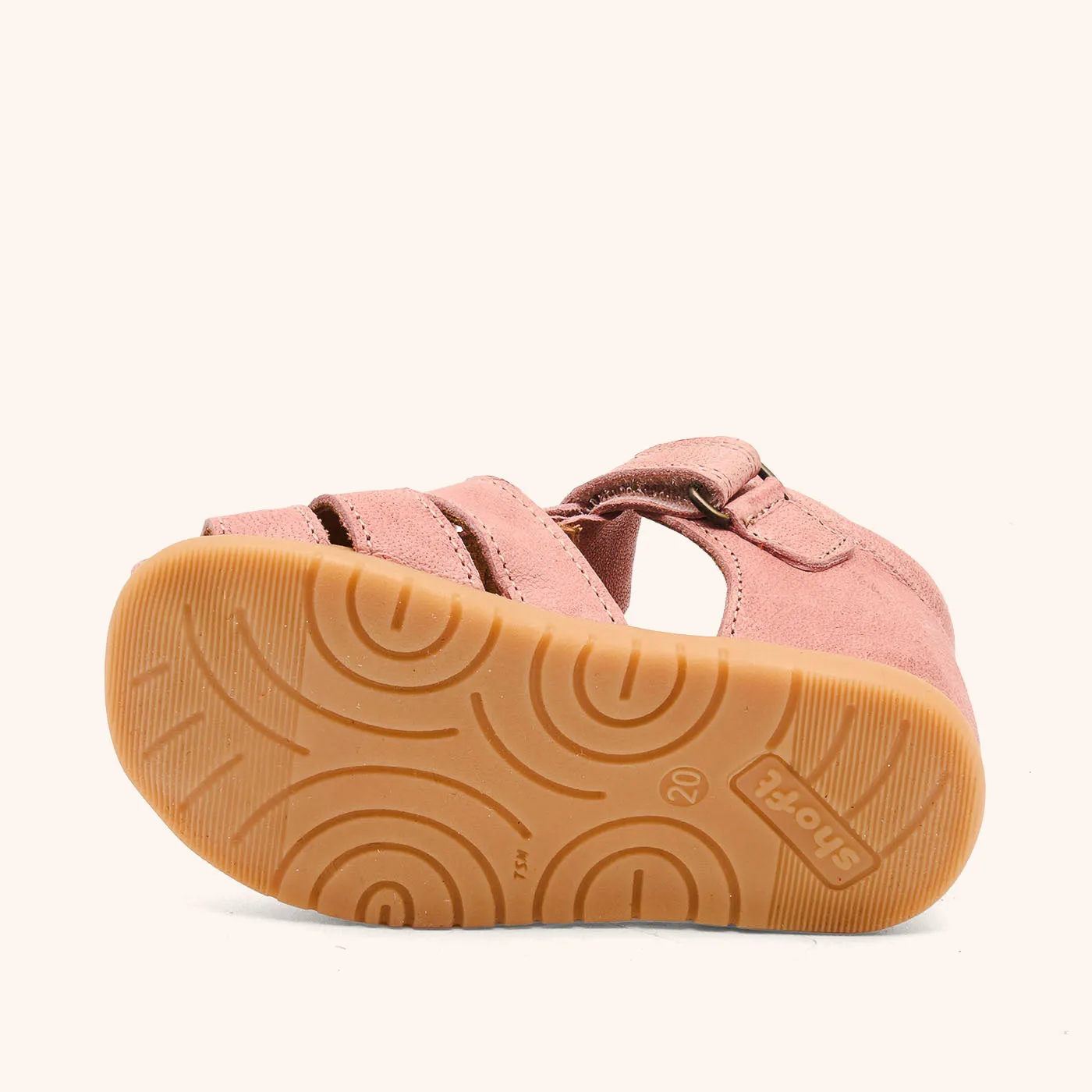 Bisgaard Barefoot Cooper barfodssandal rose fleksibel sål