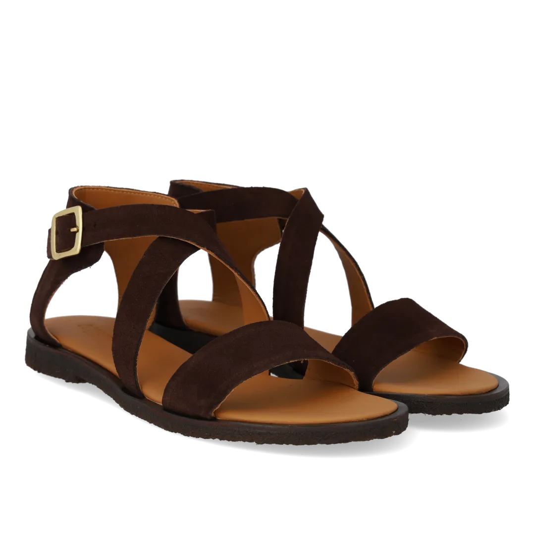 Angulus Sandal med spænde damesandal læder