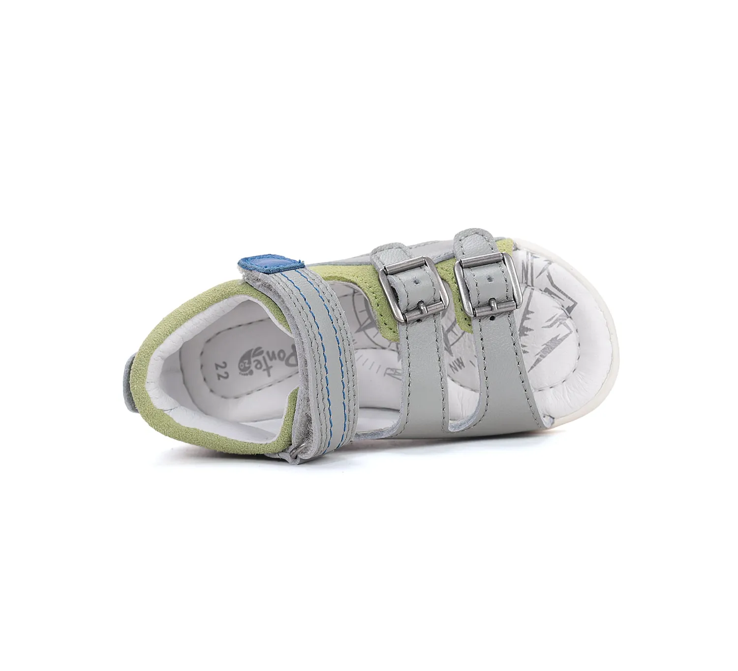 Ponte20 DA05-6-1893A supineret sandal til drenge normal fod