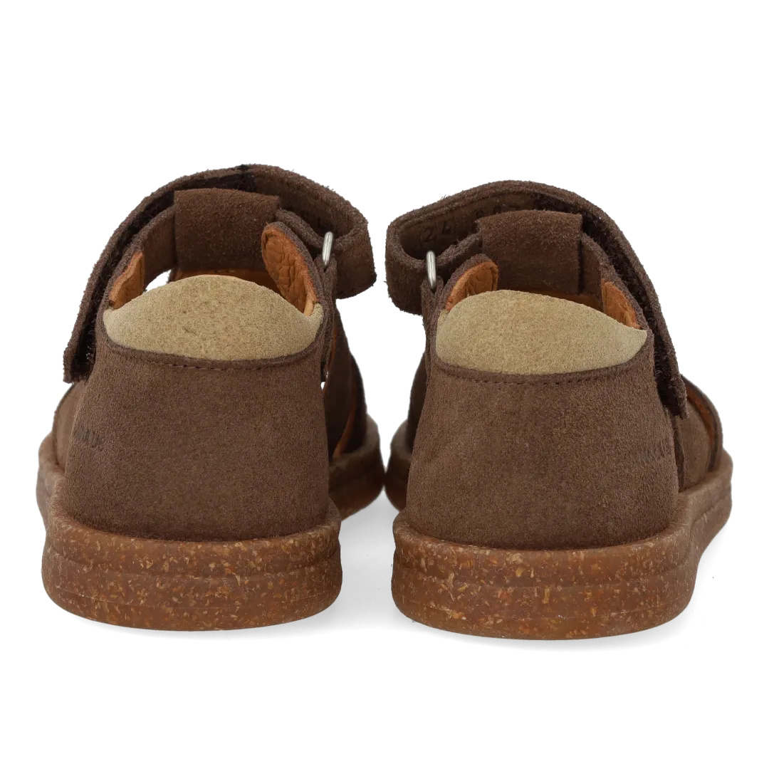 Angulus Sandal med velcrolukning børnesandal ruskind