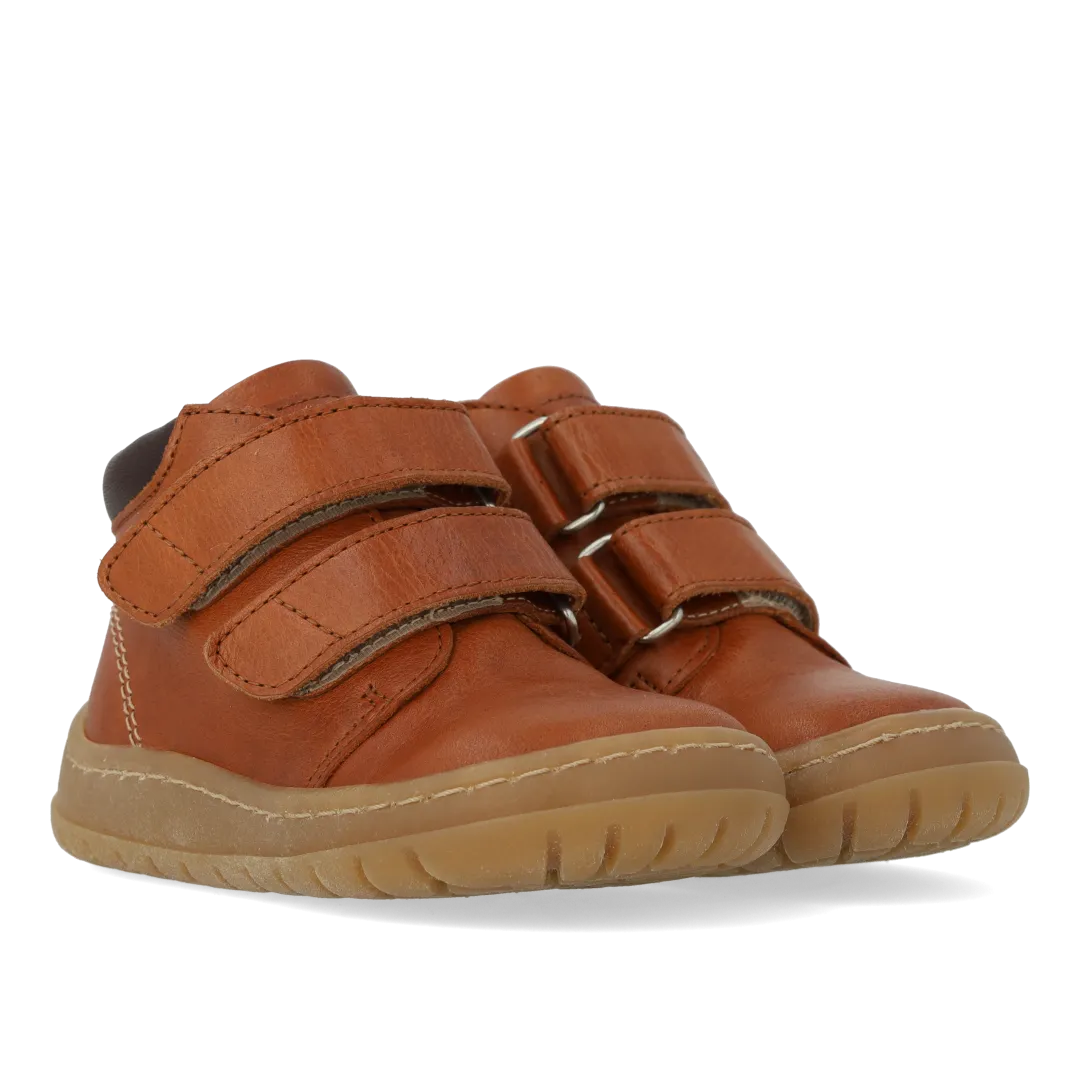 Angulus Begynder mid-cut sneaker børnesko læder rummelig
