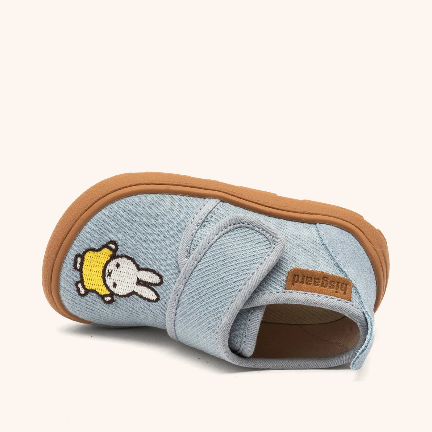 Bisgaard Barefoot Basic hjemmesko lyseblå Miffy