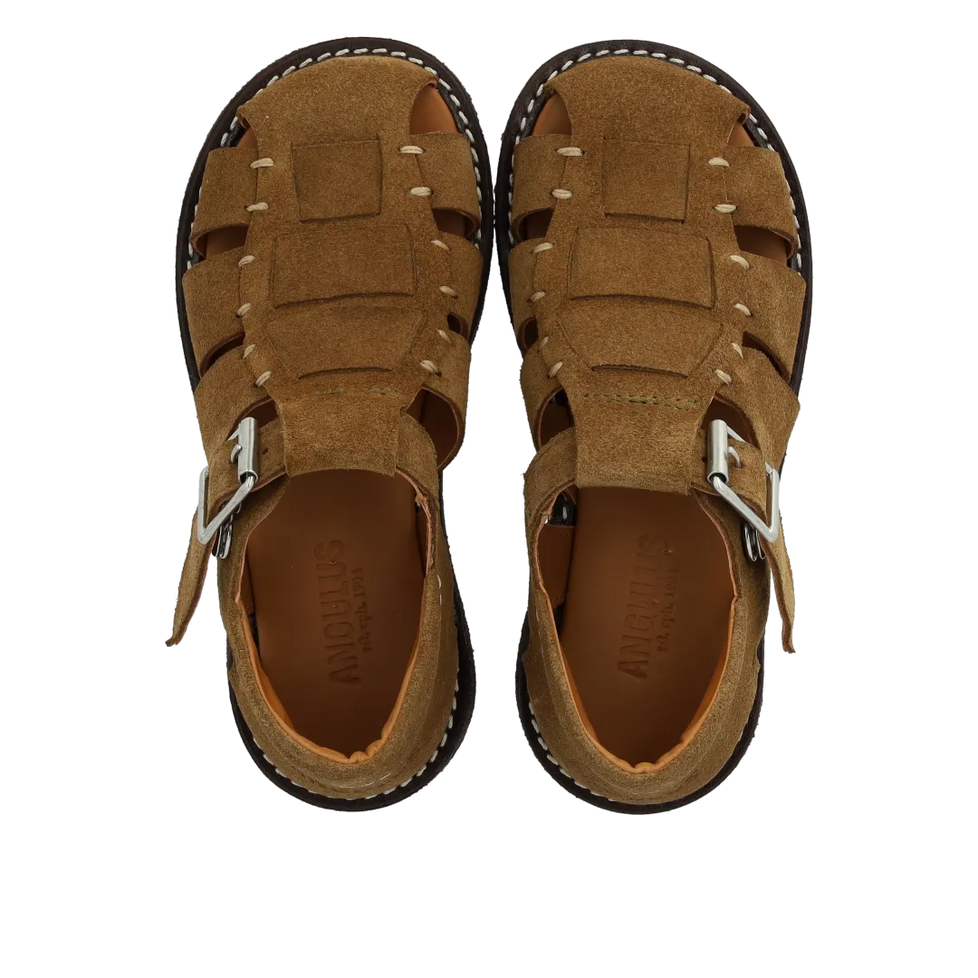 Angulus Fisherman sandal børnesandal lukket tå læder