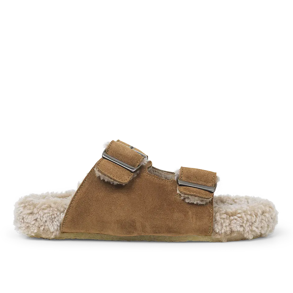 Angulus Fodseng slip-on damesko lammeskind