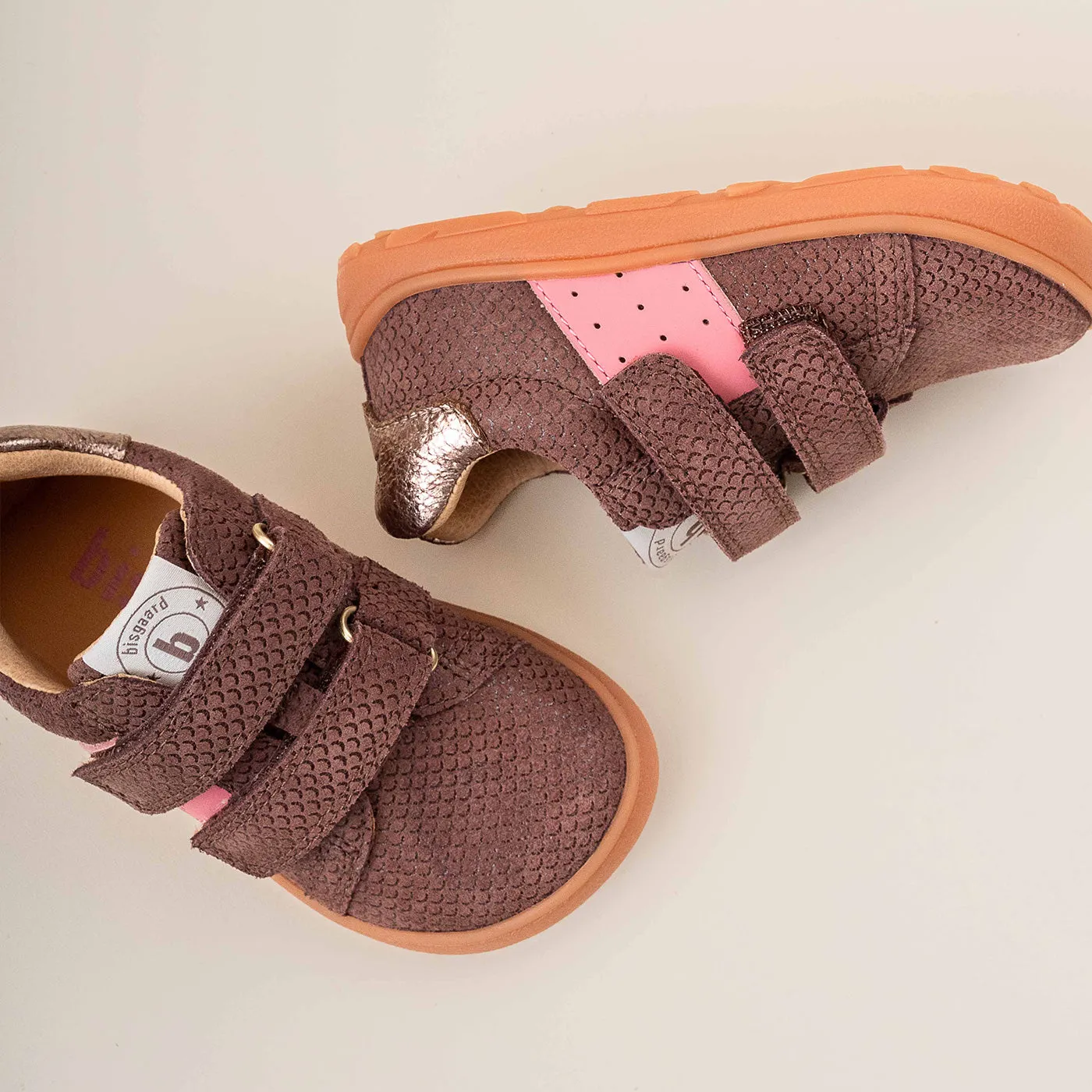 Bisgaard Barefoot Ricco barfodssko plum læder