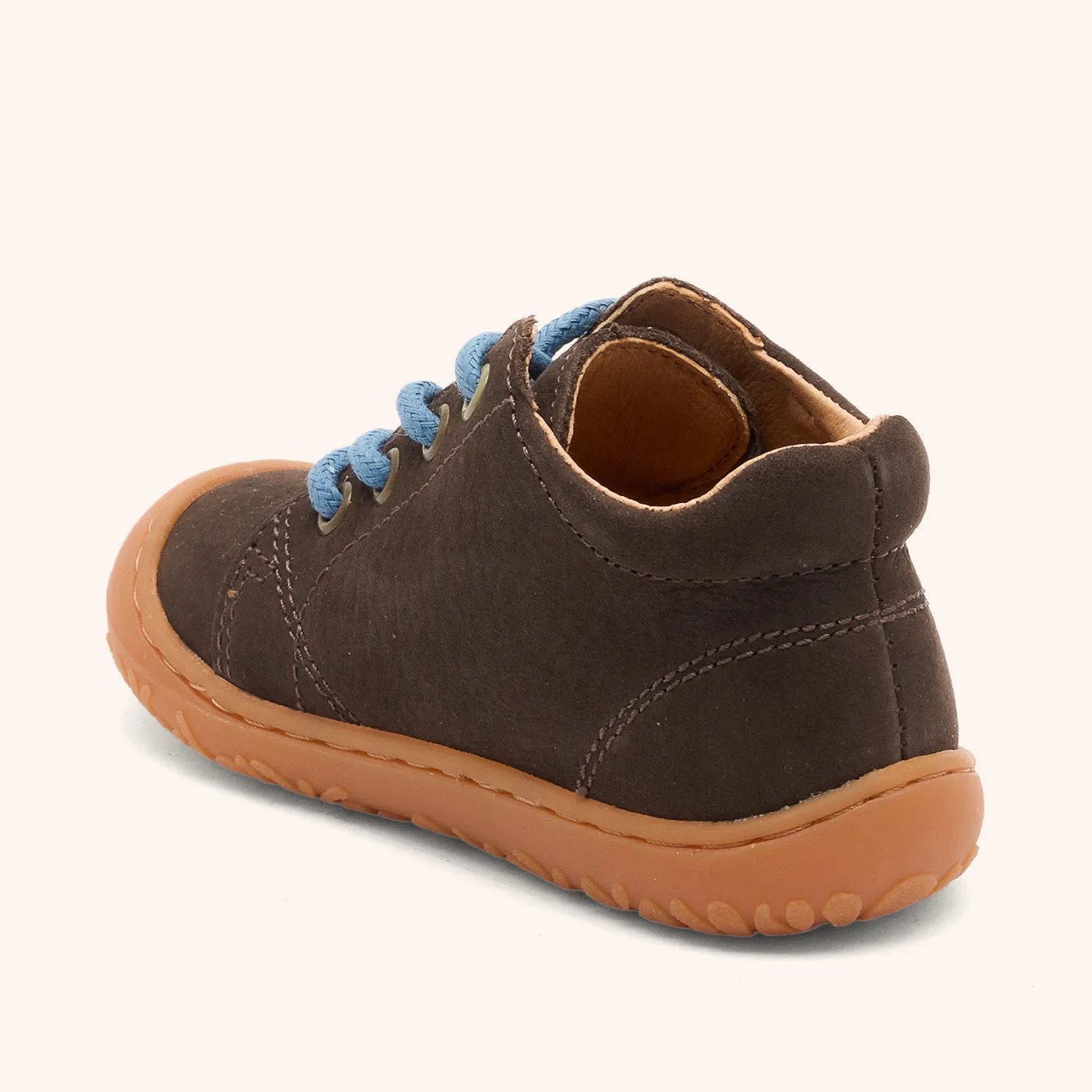 Bisgaard Hale L begyndersko dark brown blød lær