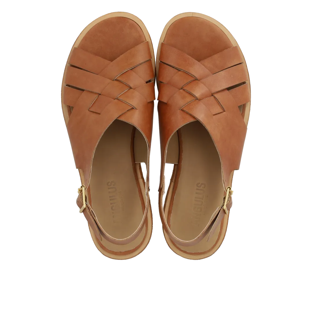 Angulus Fletsandal damesandal læder ankelstrop 36-44
