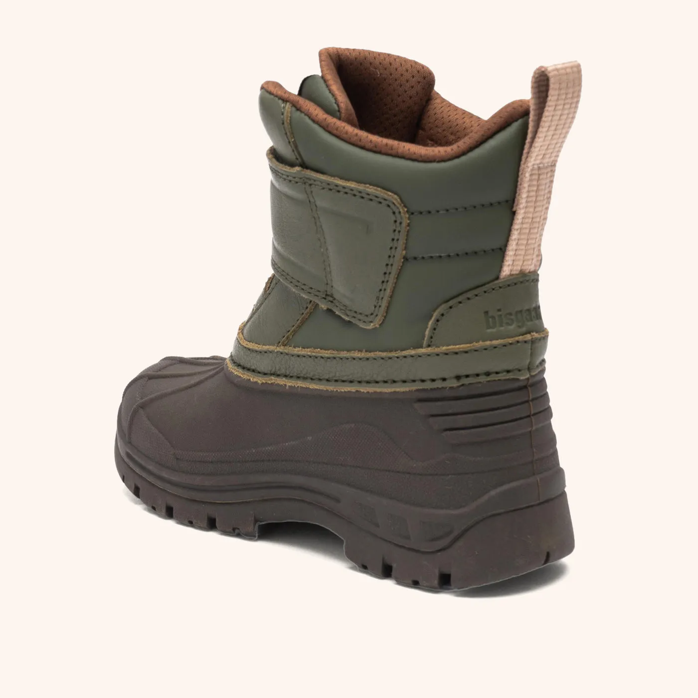 Bisgaard Pixie vinterstøvle khaki med uldfor
