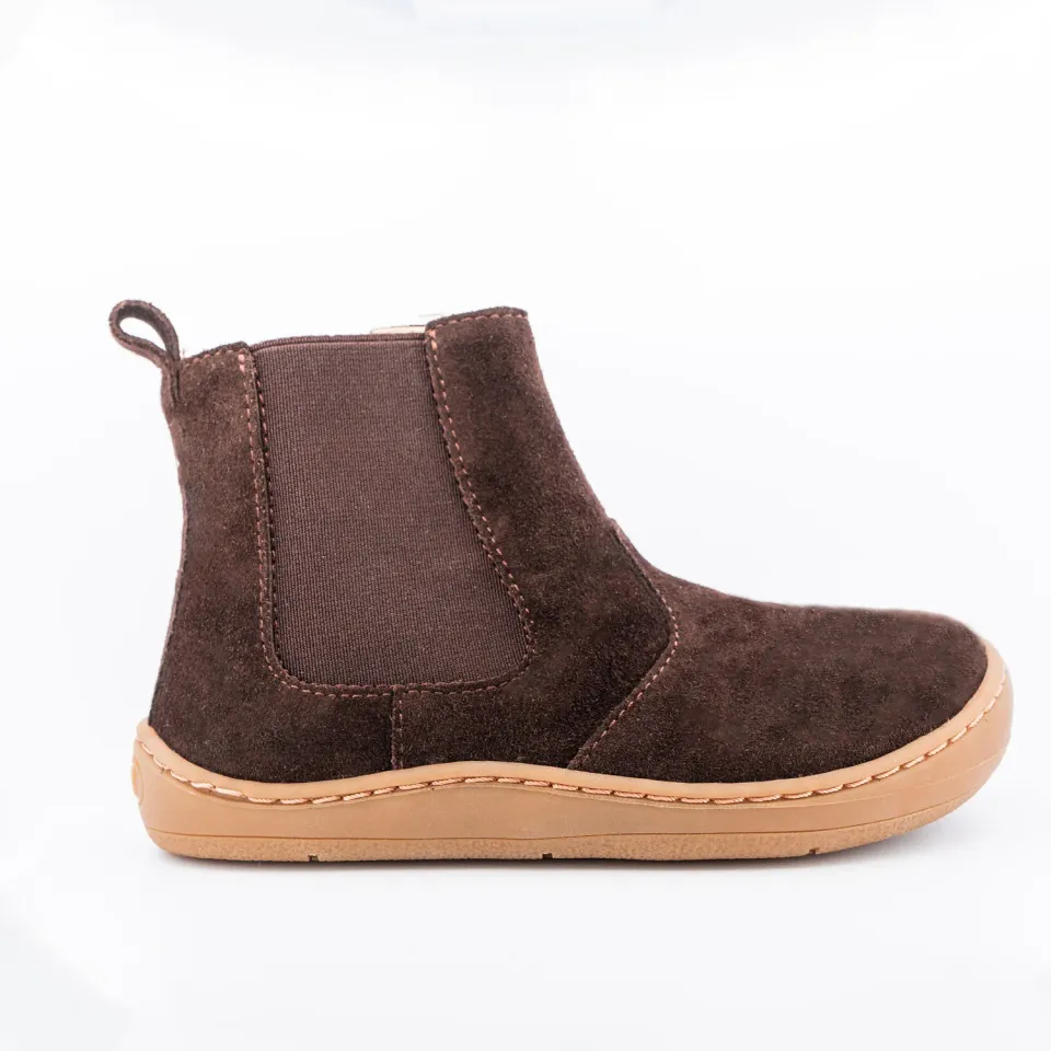 Gogsig Chelsea Brown Suede overgangssko ruskind