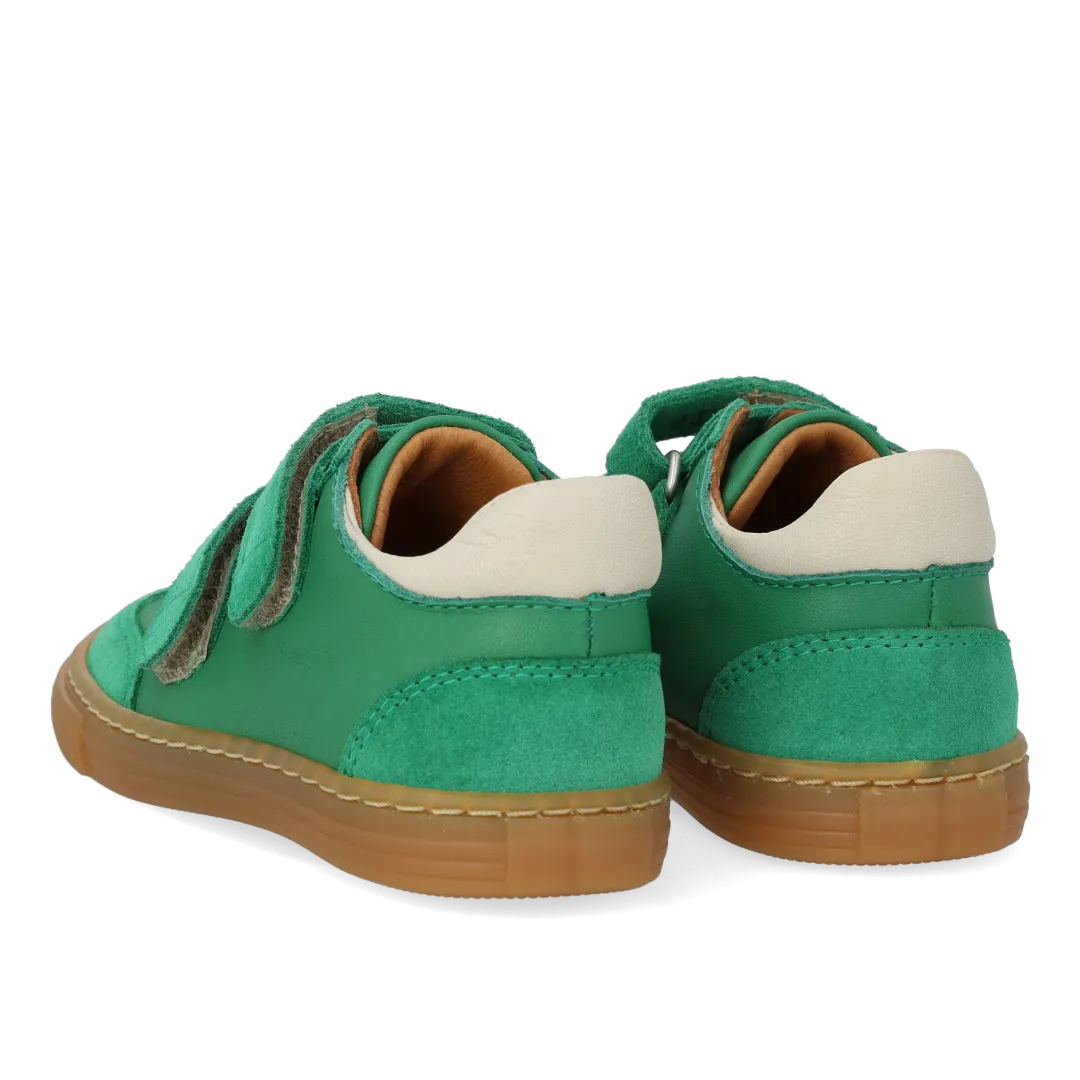 Angulus Sporty colour-block begynder sneakers velcro læder