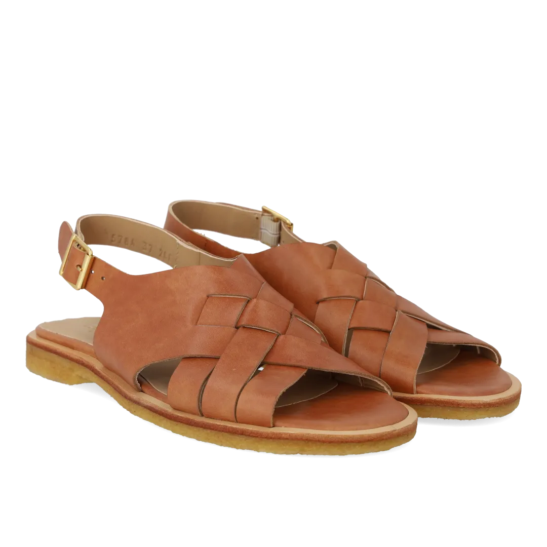 Angulus Fletsandal damesandal læder ankelstrop 36-44