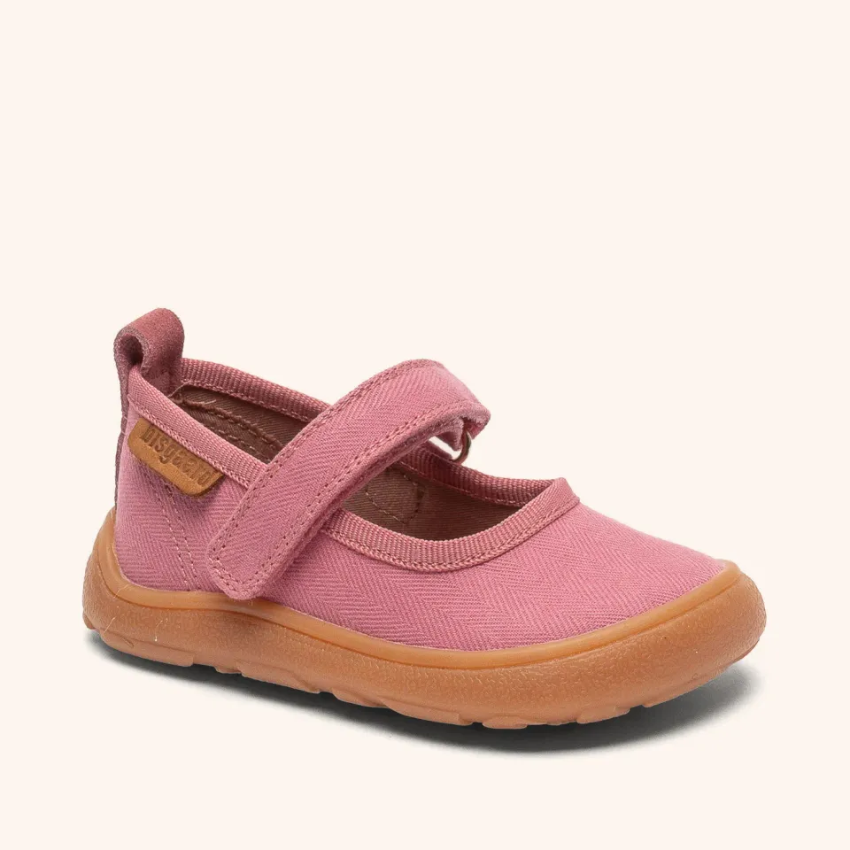 Bisgaard Barefoot Ballet hjemmesko blush ballerina