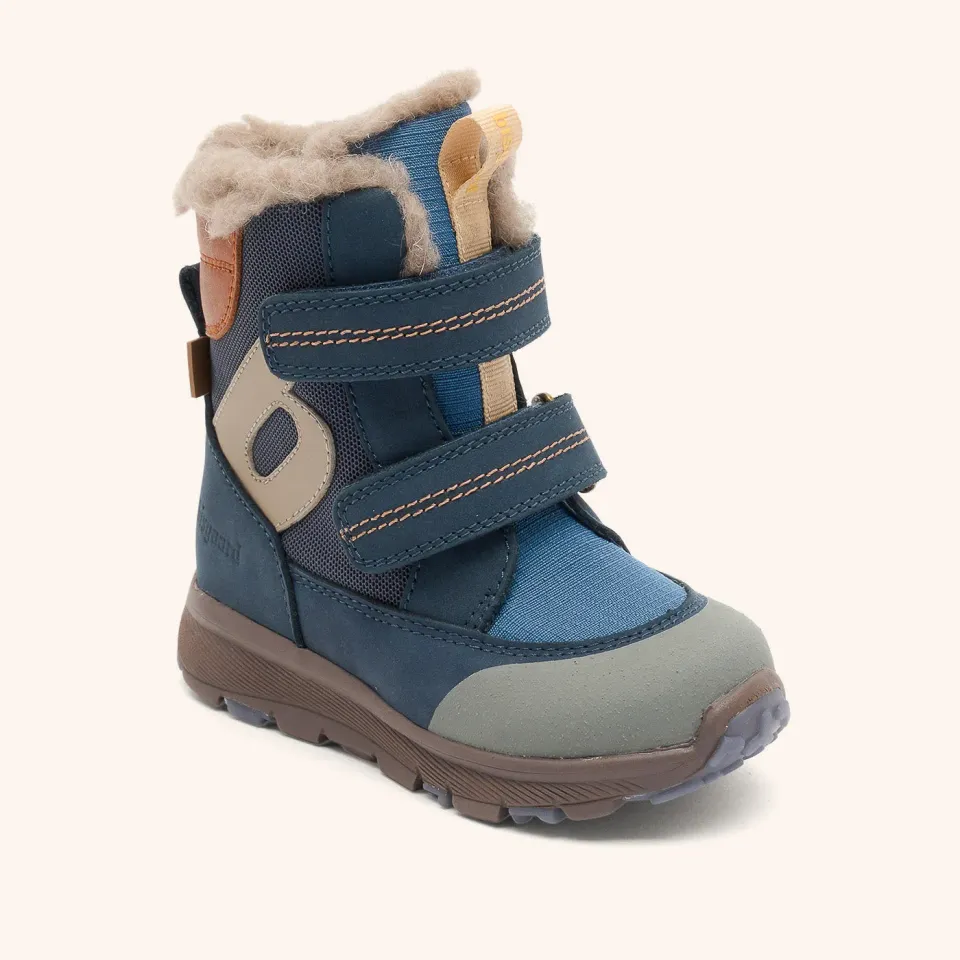 Bisgaard Spencer Tex vinterstøvle navy med uldfoer