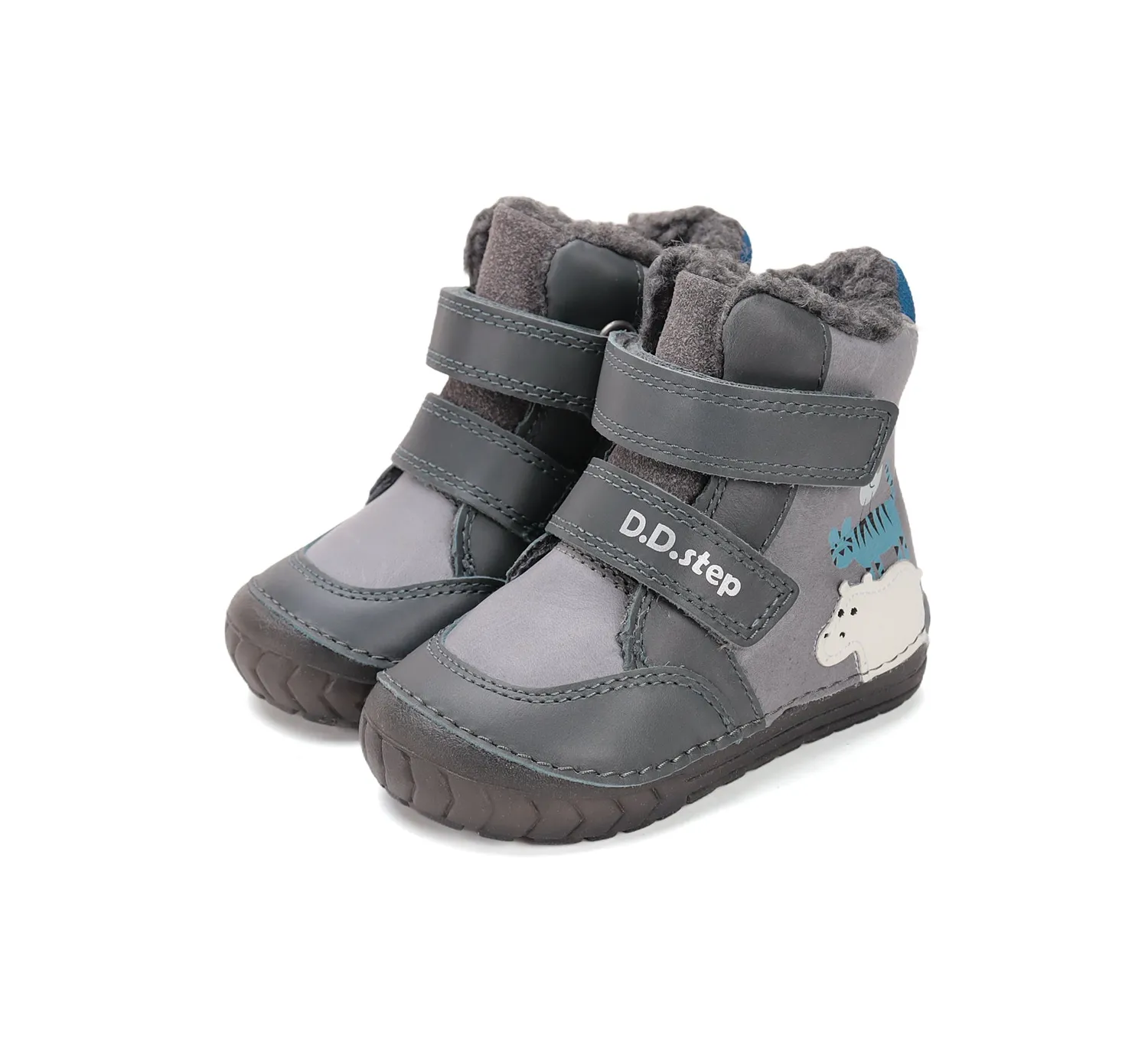 D.D.Step W029-52287B vinterstøvler dreng varm foring