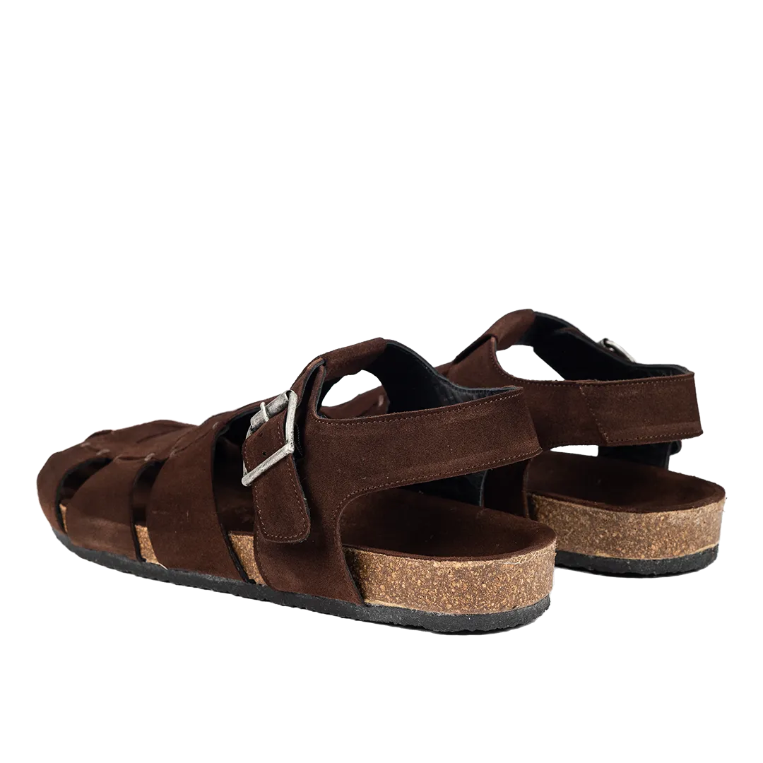 Angulus sandal med fodseng herresandal med spænde